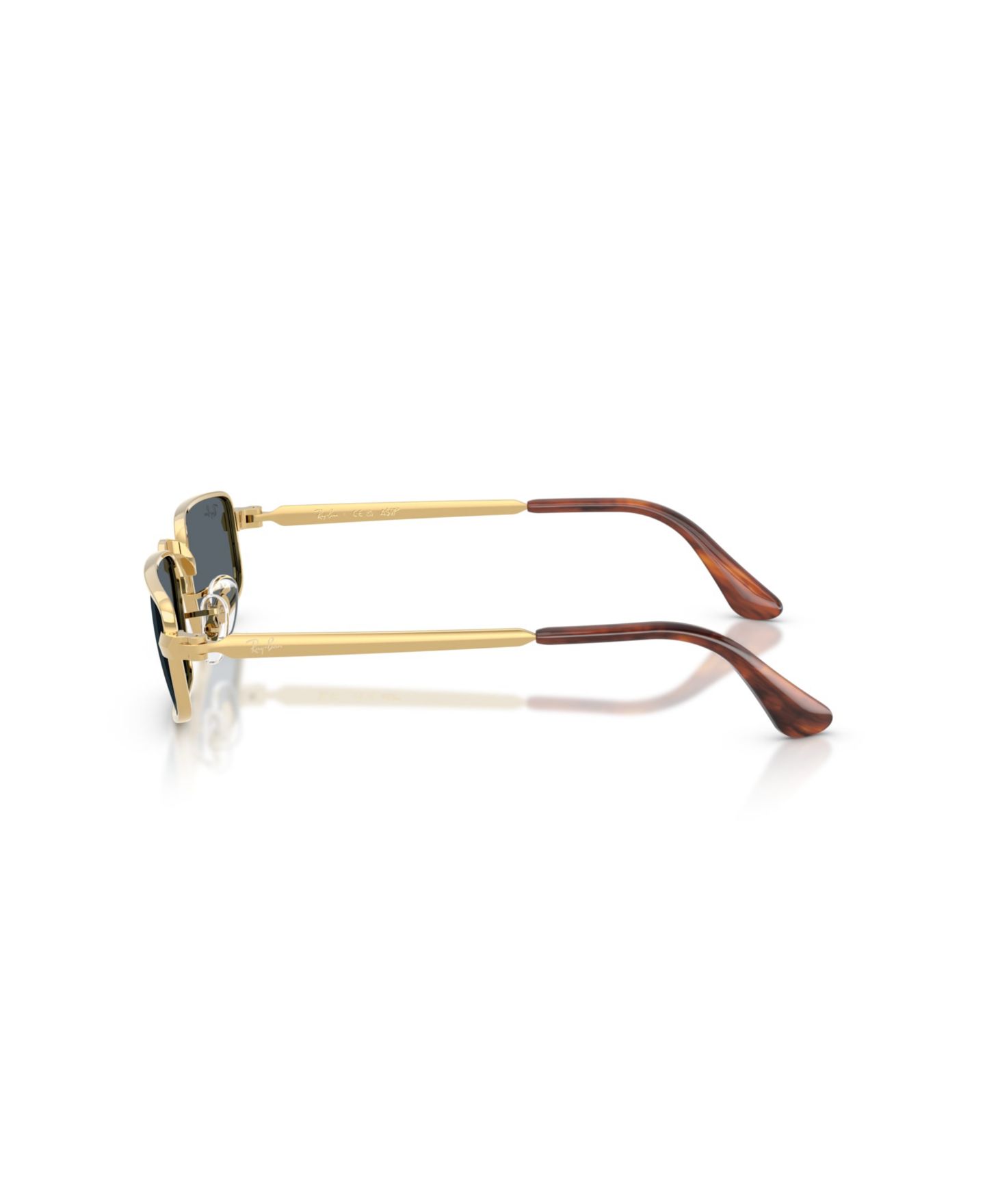 Солнцезащитные очки Ray-Ban Unisex Rectangle Sunglasses, RB3927, цвет: Золотой — фото 3