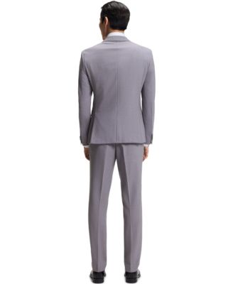 BOSS by Men's Micro-Patterned 2-Piece Slim-Fit Suit