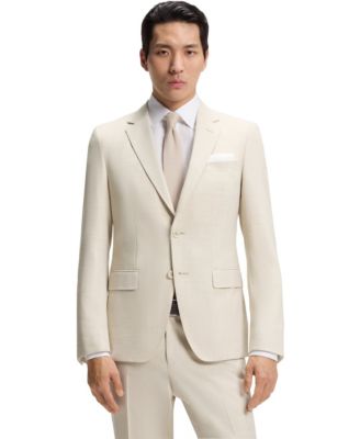 BOSS by Men's Micro-Patterned 2-Piece Slim-Fit Suit
