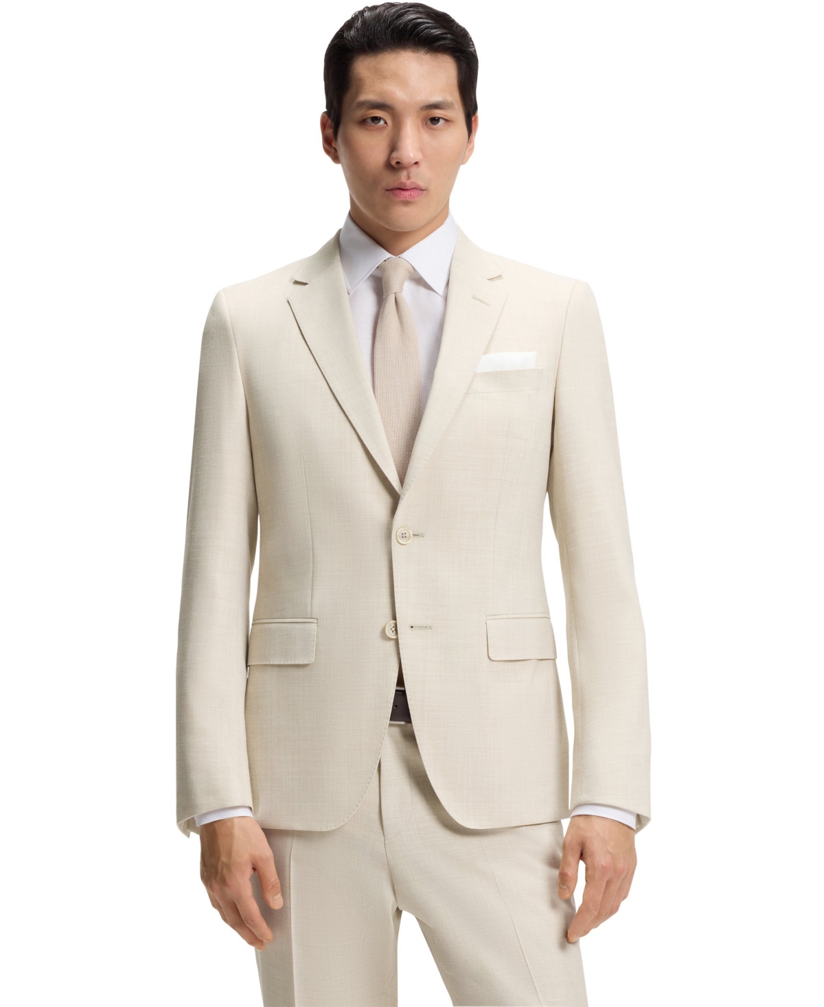 Boss by Hugo Men's Micro-Patterned 2-Piece Slim-Fit Suit