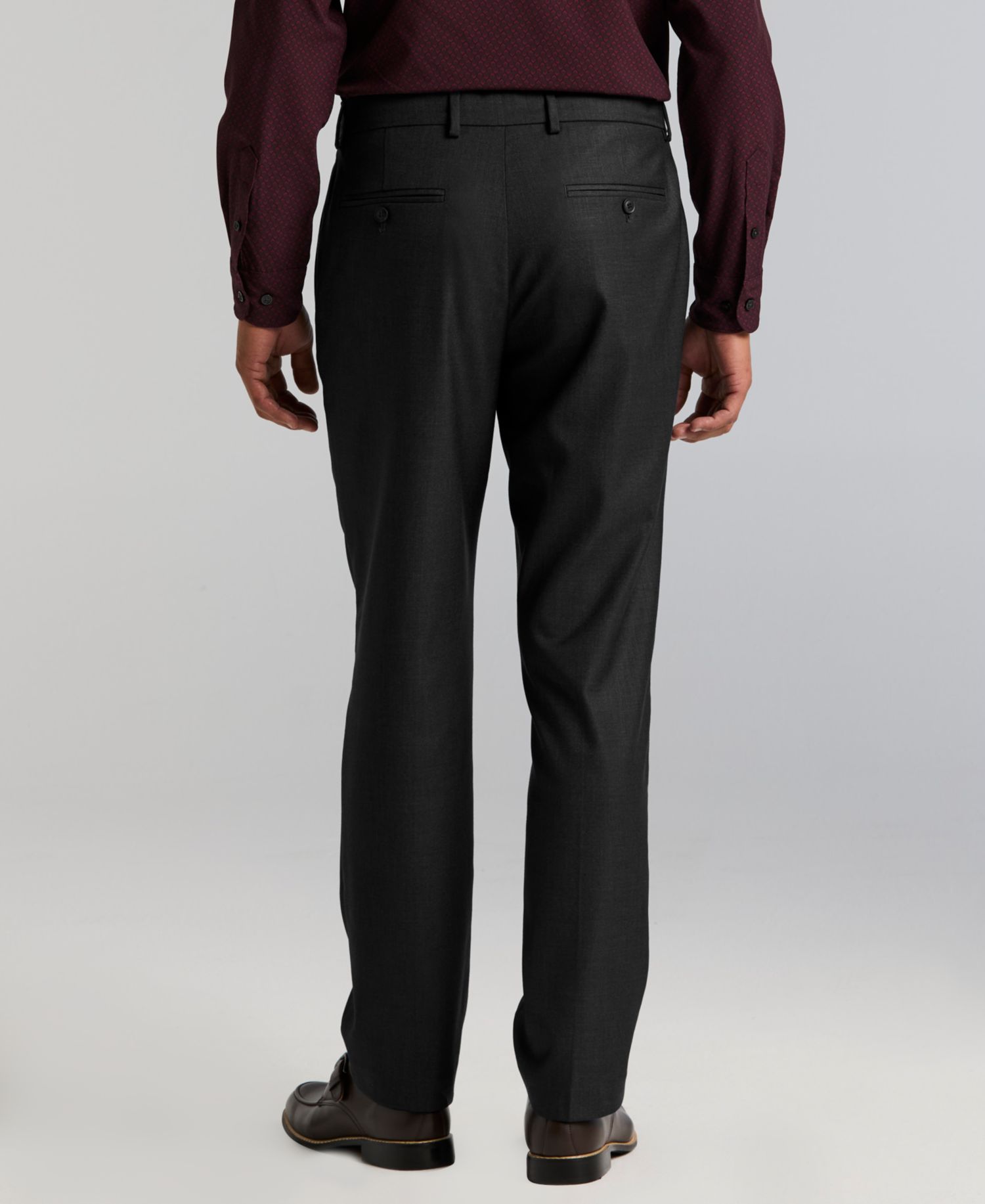 Men's Modern-Fit Sharkskin Dress Pants