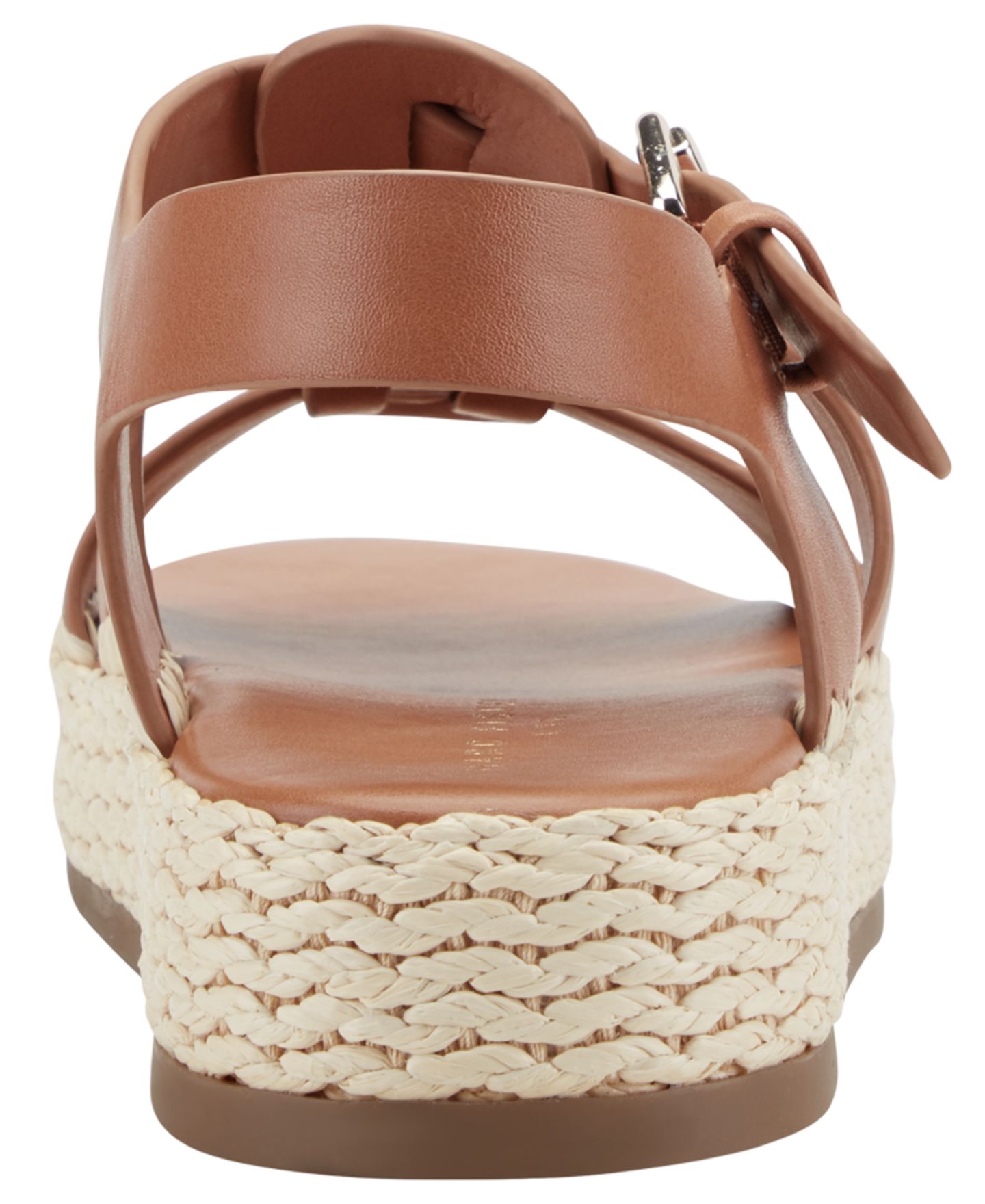 Женские сандалии Marc Fisher LTD Elissa Fisherman Flat Platform, цвет: Коньячный кожаный — фото 3