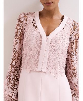 Women's Ayumi Part Lace Midi Dress