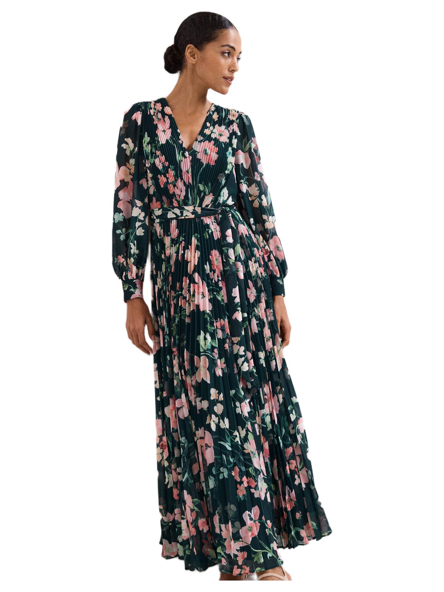 Women's Rosa V-Neck Floral Maxi Dress
