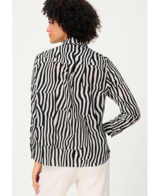 Women's Modern Zebra Shirt