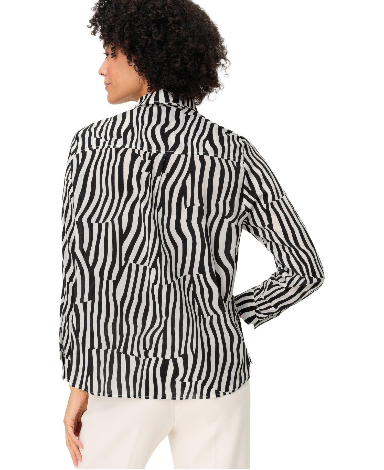 Women's Modern Zebra Shirt