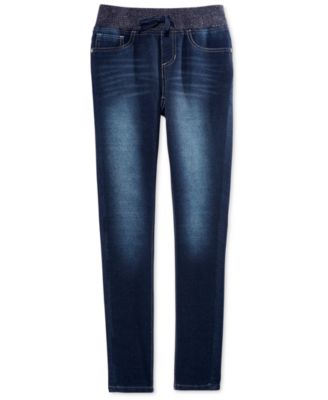 Vanilla Star - Girls' Ribbed-Waist Skinny Jeans