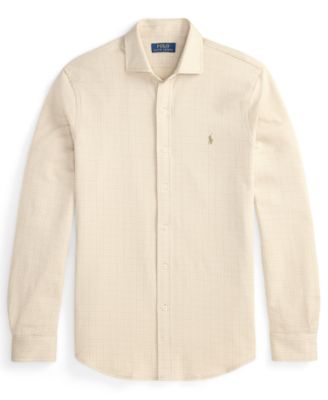 Men's Glen Plaid Spread Collar Shirt