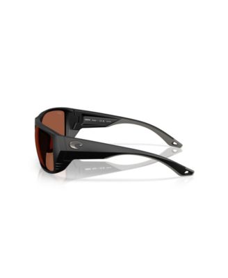 Men's Rectangle Finlet Polarized Sunglasses, 6S9118