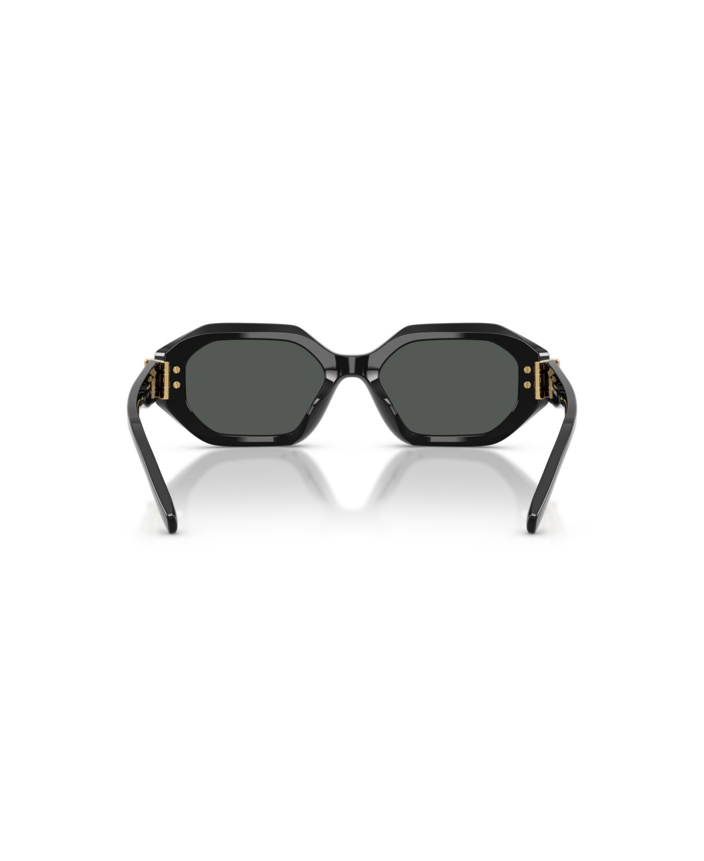 Женские солнцезащитные очки Tory Burch Geometric Sunglasses, TY7234U, цвет: Чёрный — фото 4