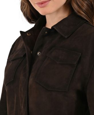 Women's Women s Goat Suede Jacket