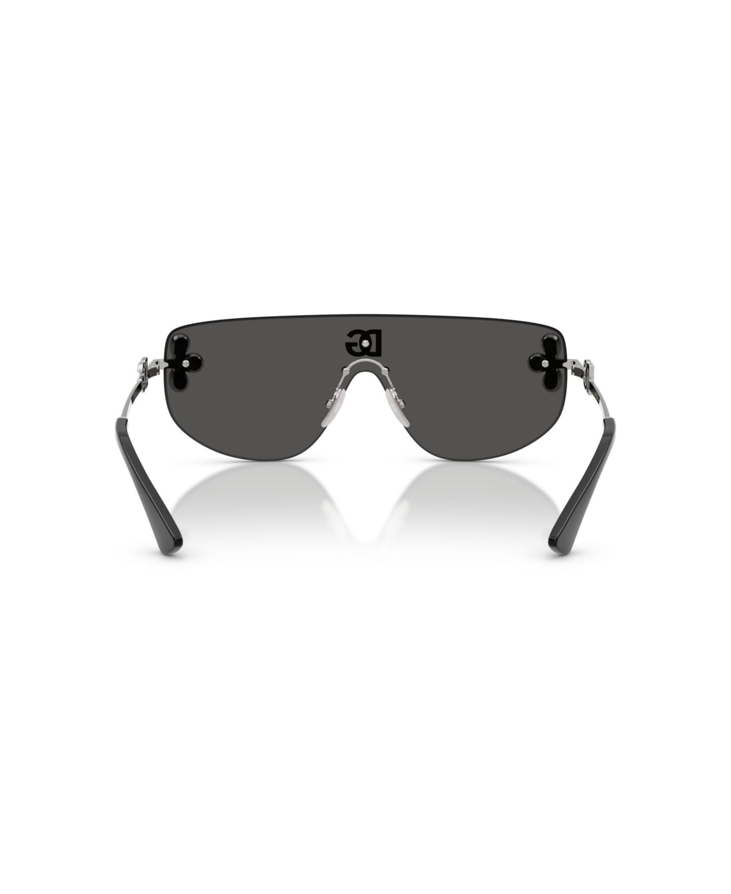 Женские солнцезащитные очки Dolce&Gabbana Rectangle Sunglasses, DG2333B, цвет: Серебряный — фото 4