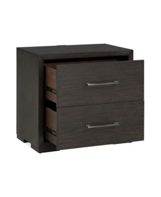 Ryder 26" Oak Veneer USB Charging Nightstand