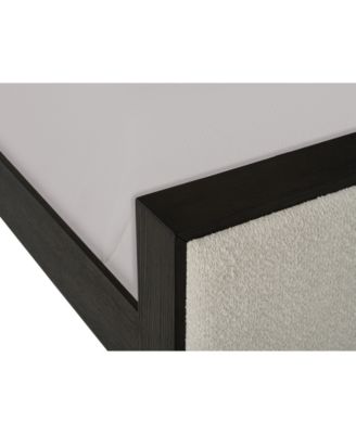 Ryder 63" Oak Veneer Upholstered Queen Bed