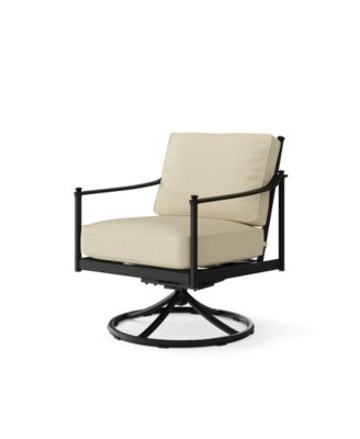 Wellington 35" Acrylic Swivel Rocker Club Chair