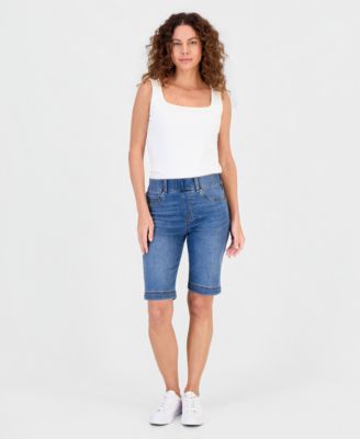 Women's High Rise Pull-On Bermuda Shorts