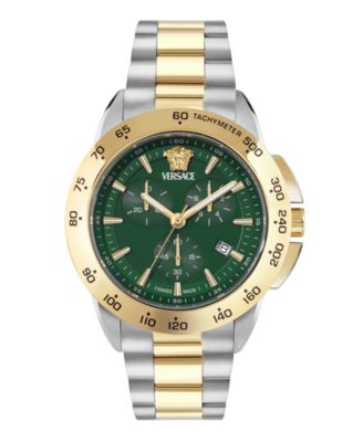 Men's V-Sport Two-Tone Stainless Steel Bracelet Watch, 44mm