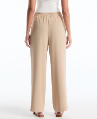 Petite Drawstring Wide-Leg Pants
