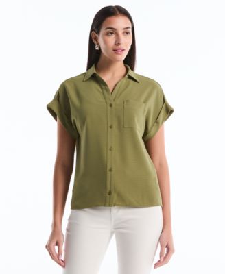 Petite Roll Short-Sleeve Shirt