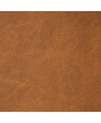 Streamdale Ottoman Bench with Storage, Brown PU Surface, Rubber Wood Legs, 300 lbs Capacity