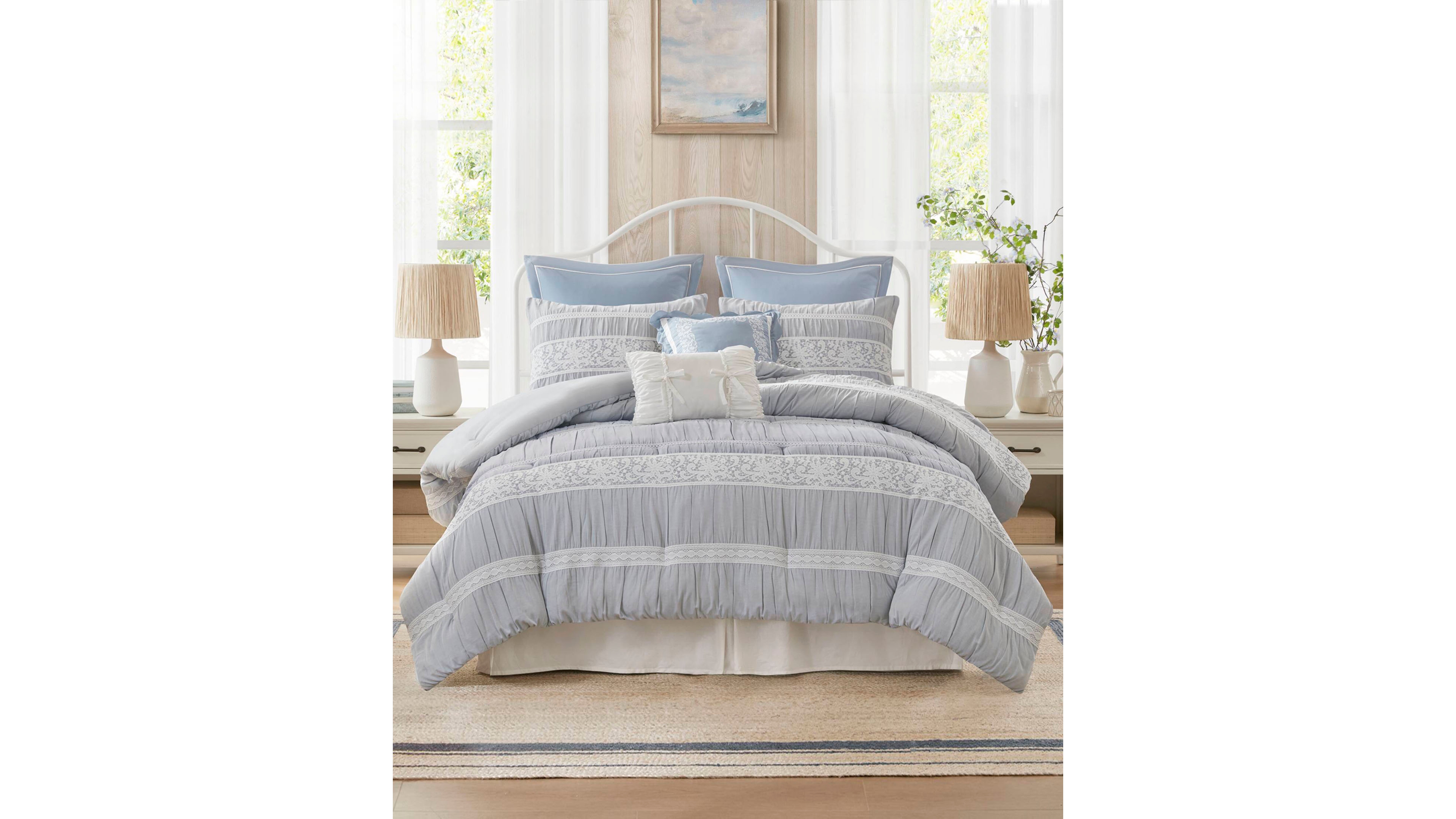 Madison Park Perryn Jacquard 7-Pc. Comforter Set, Queen