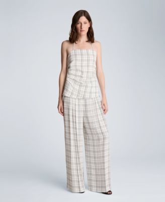 Women's Wide-Leg Triple Pleated Pants