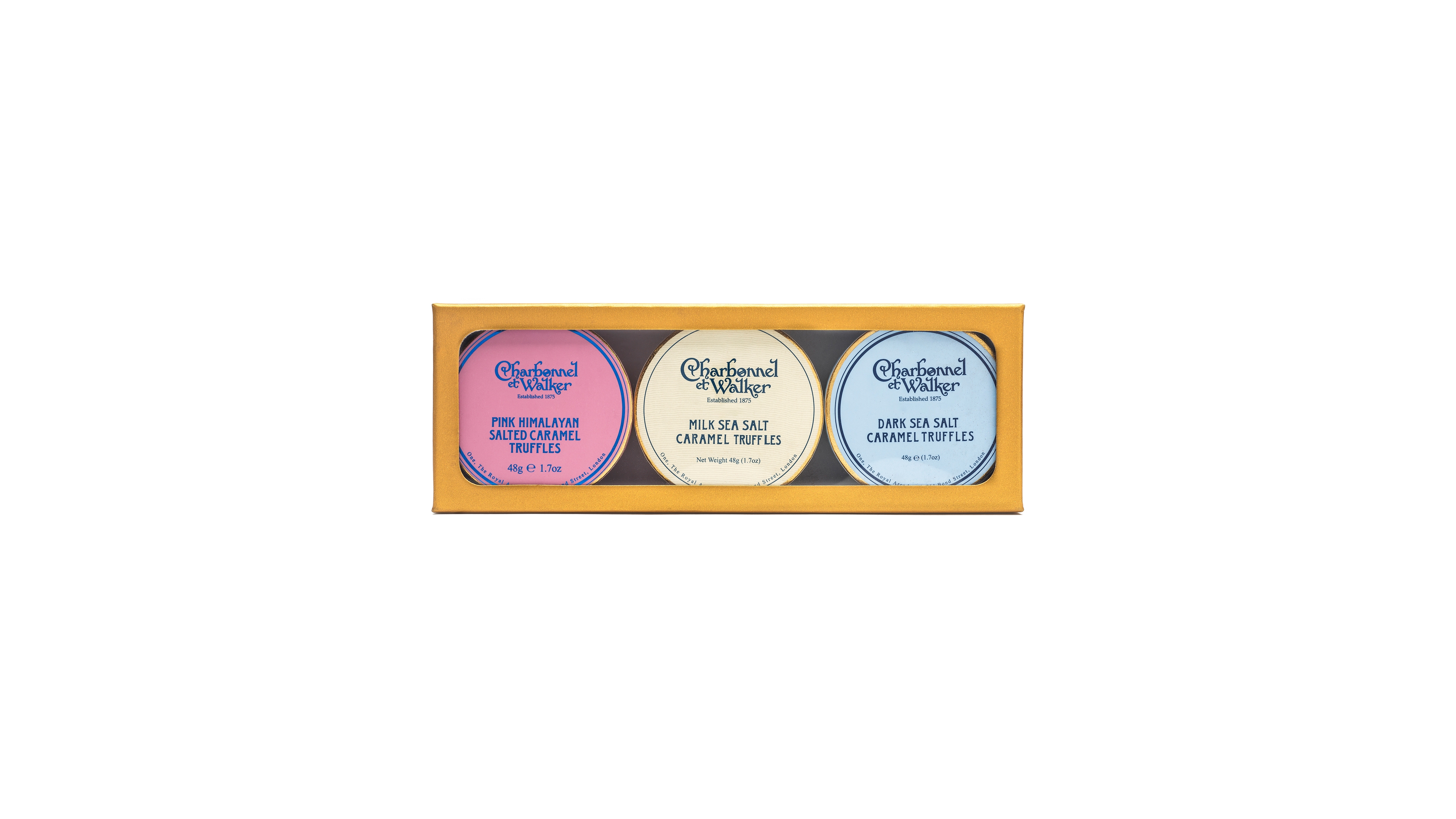 Charbonnel et Walker Sea Salt Caramel Truffles Gift Set, 12 Pieces