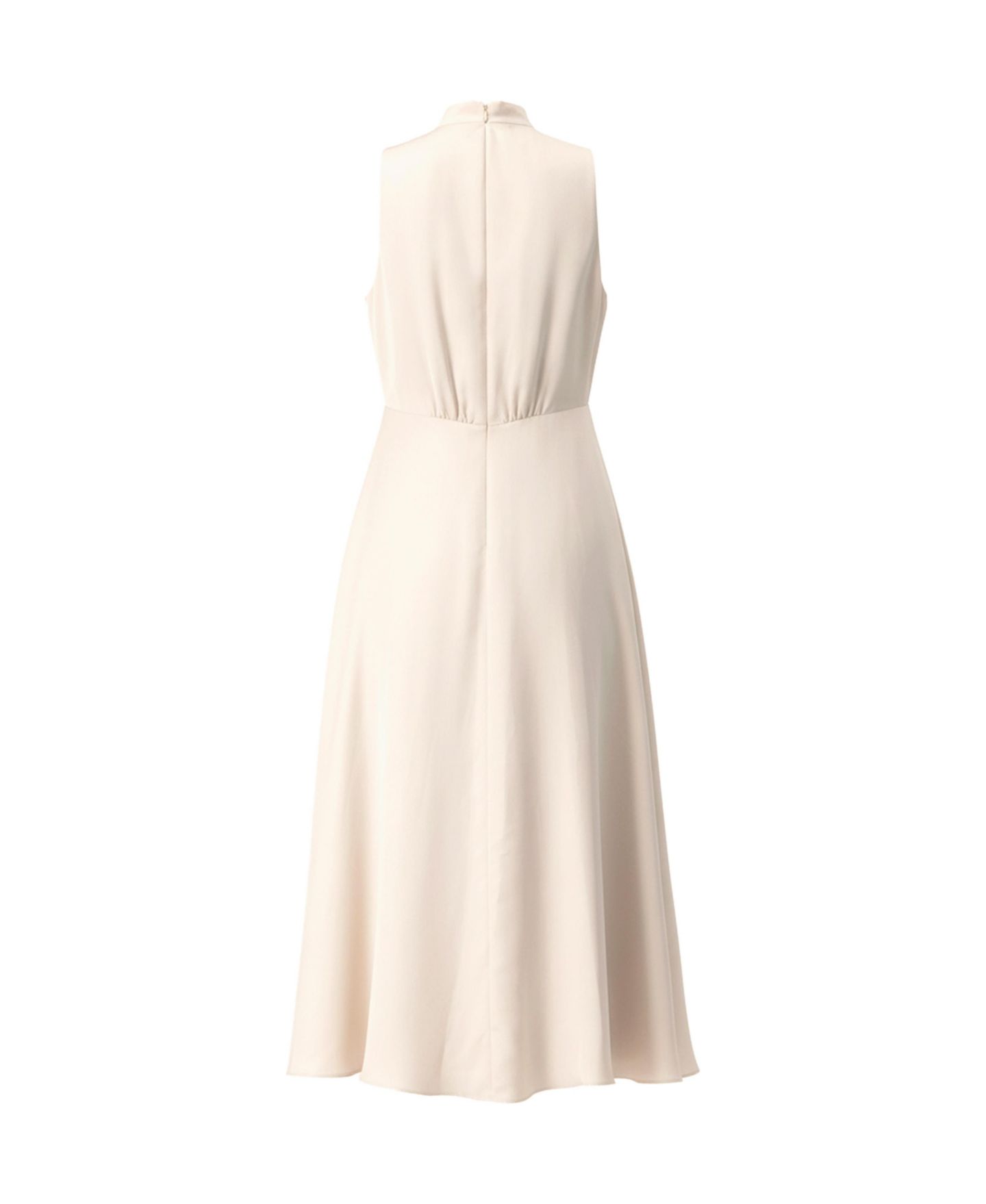 Женское платье Ivonne Sleeveless High Neck Midi, цвет: Слоновая кость — фото 6
