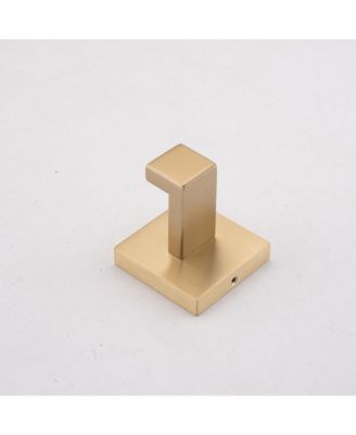 8 - Piece Bathroom Hardware Set, Stainless Steel Bath Towel Holder, Square Wall Mounted Towel Rack, Brushed Gold Towel Bar for Bathroom