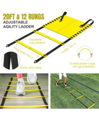 2 Set Pro-Grade Kids Backyard Soccer Goal, Tear-Resistant 5-Layer Polyester Net, Portable Pop Up Training Set