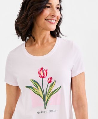 Women's Graphic Short-Sleeve Crewneck T-Shirt