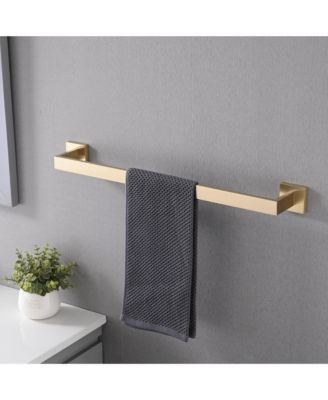 4- Piece Bathroom Hardware Set, Towel Bar, Toilet Paper Holder, Hand Towel Rack and Robe Hook, Stainless Steel