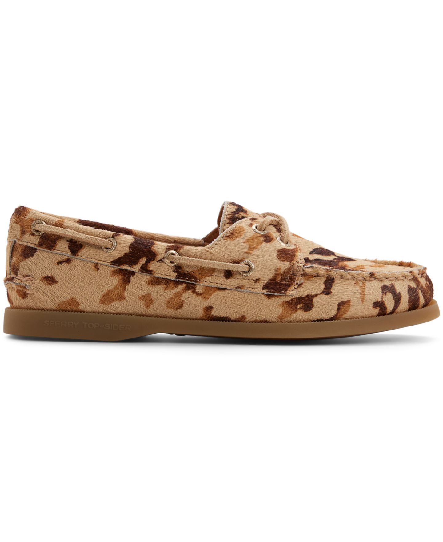 Обувь Sperry Women's Authentic Original 2-Eye Slip-On Boat Shoes, цвет: Коричневый разноцветный — фото 2