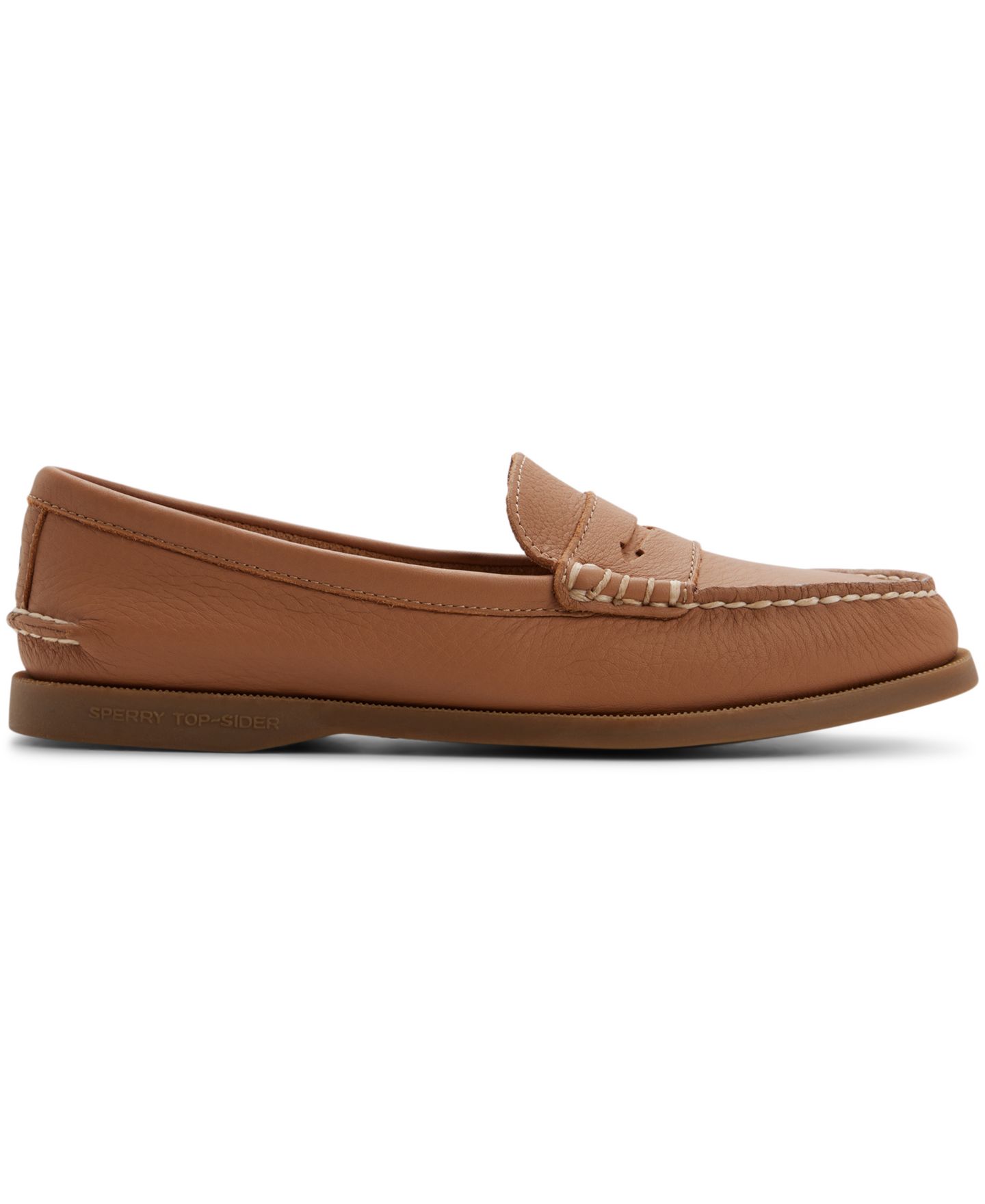 Женские туфли Sperry Authentic Slip-On, цвет: Рыжевато-коричневый гладкий — фото 2