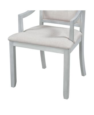 Retro Extendable Round Dining Set with 4 Chairs