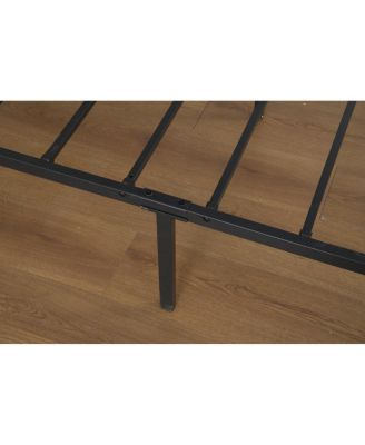 Streamdale 14" Bed Frame w/ Storage Headboard, USB-C, LED Light