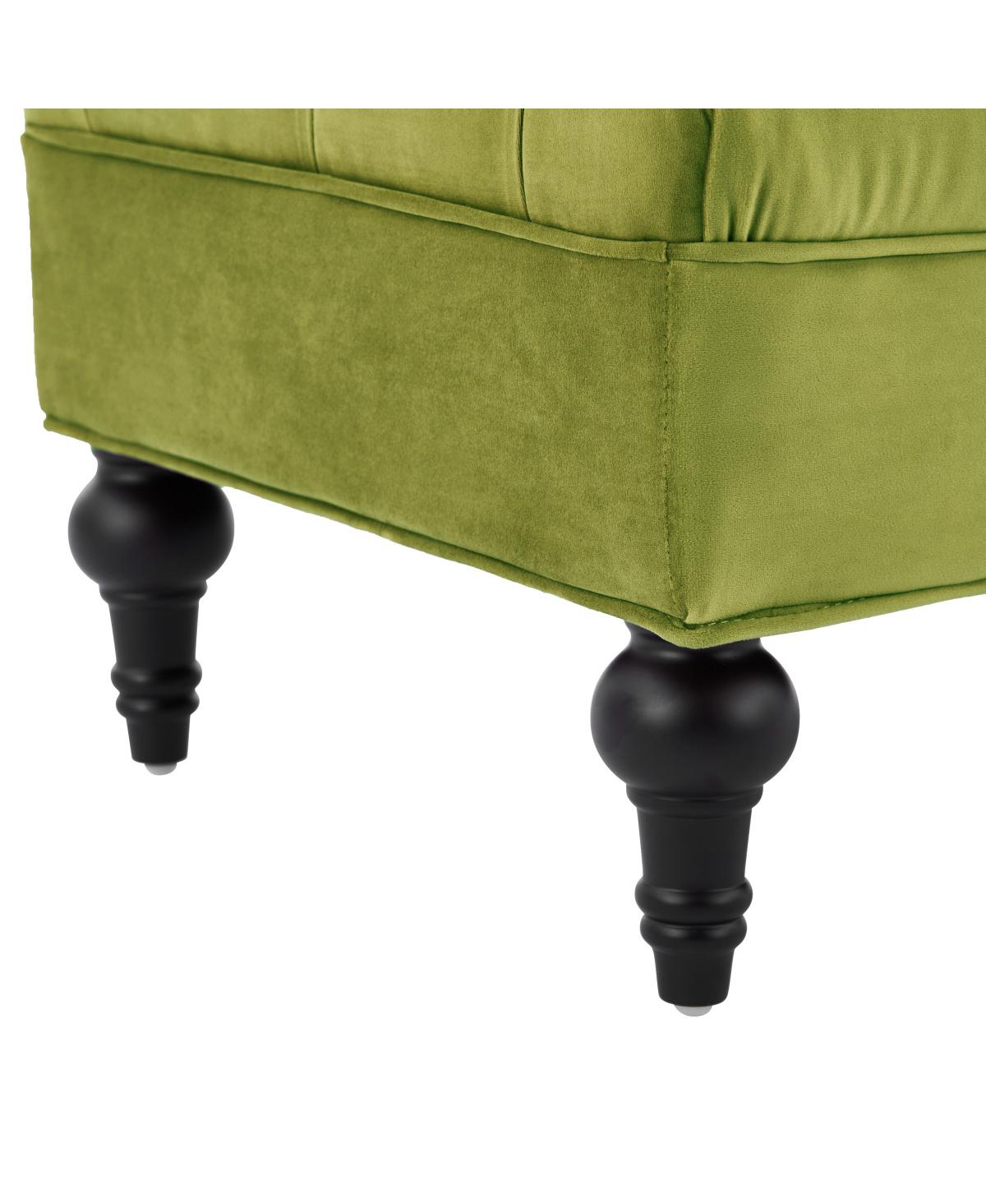 Streamdale Furniture Elegant Tufted Bench with Two Pillows