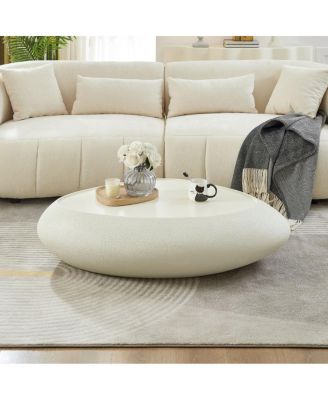 Oval Fiberglass Coffee Table