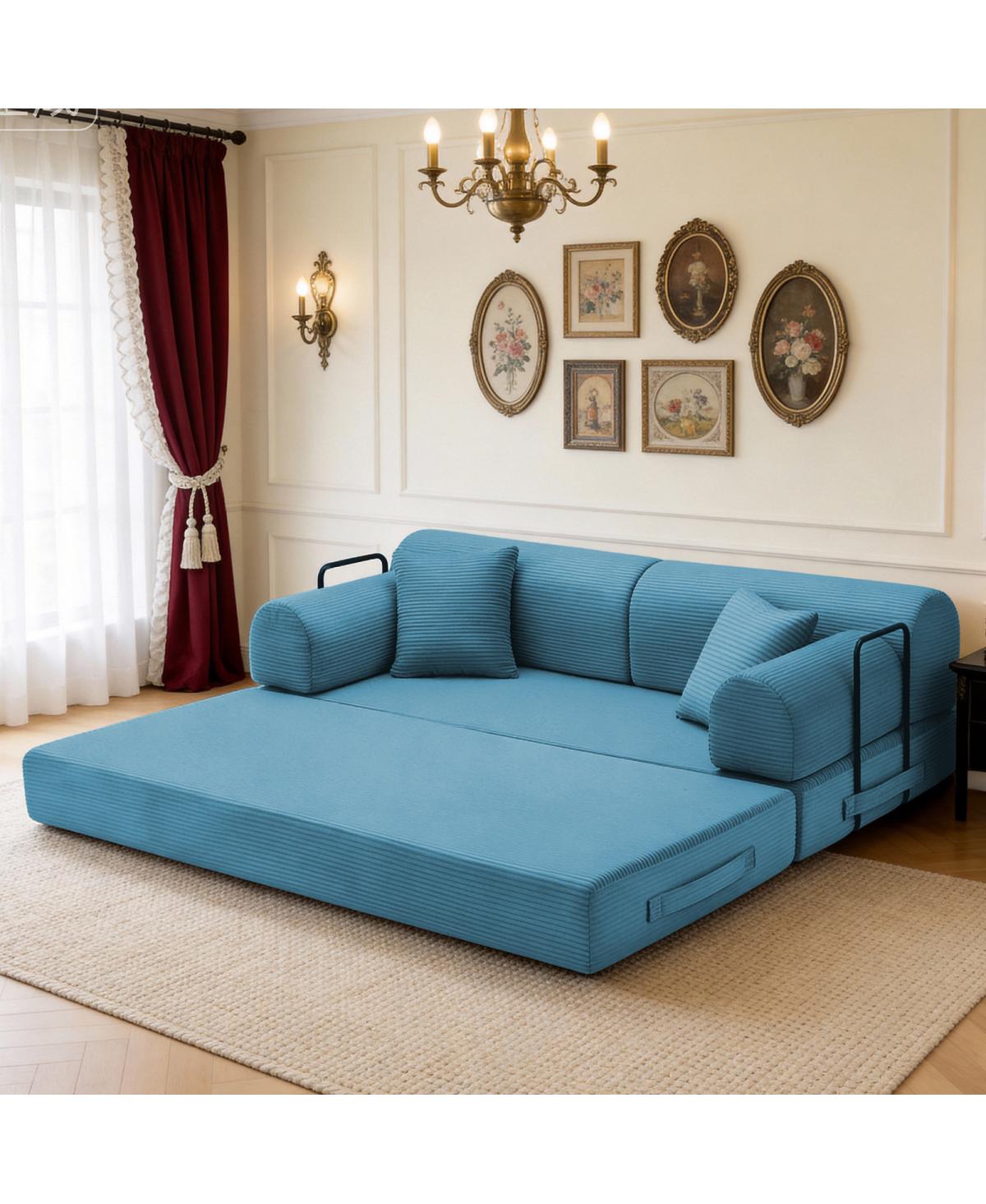 Streamdale Furniture Convertible Sleeper Sofa Bed with Pillow