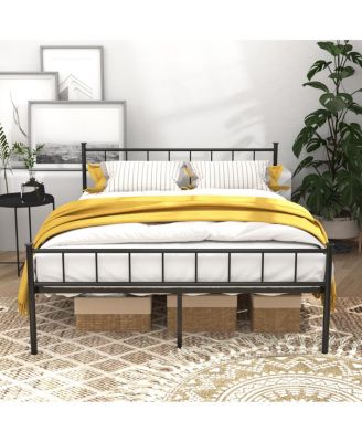 Queen Size Bed Frame with Headboard/Footboard
