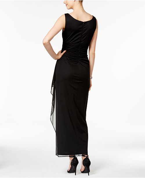 MSK Embellished Shrug & Sleeveless Gown - Dresses - Women - Macy's