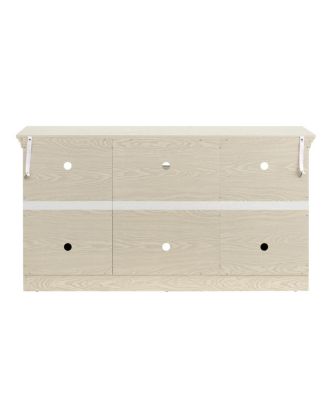 Farmhouse Barn Door TV Stand Media Console