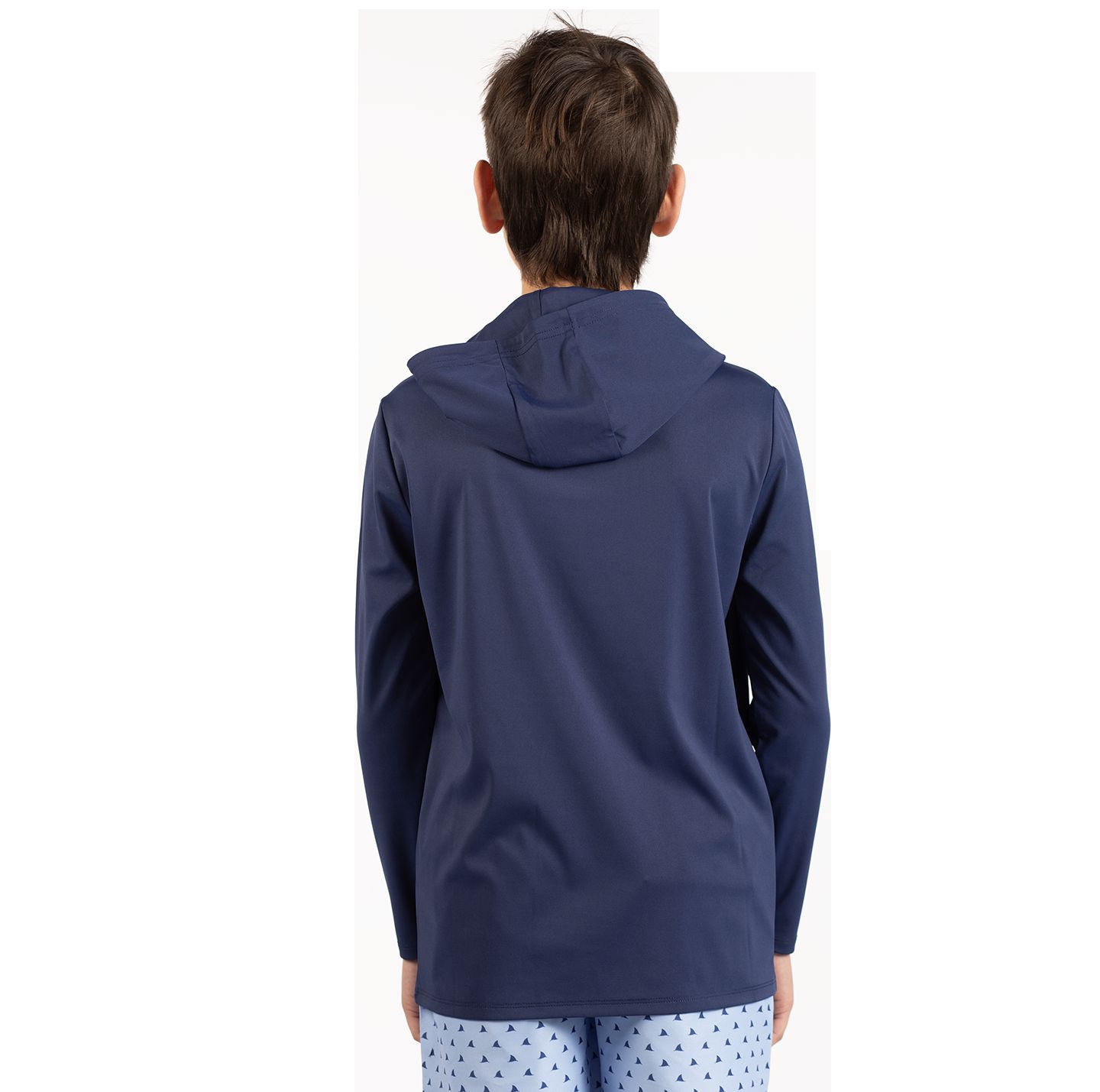 Худи Tailorbyrd Solid Long Sleeve для мальчиков, цвет: Тёмно-синий — фото 2