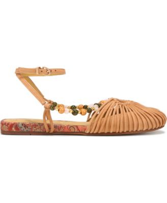 Women's Kassie Caged Ankle Strap Flat Sandals