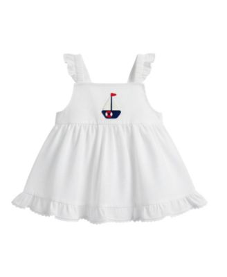 Baby Girls' Ruffle-Straps Tank Top & Shorts with Hairclip, 2-Piece Set