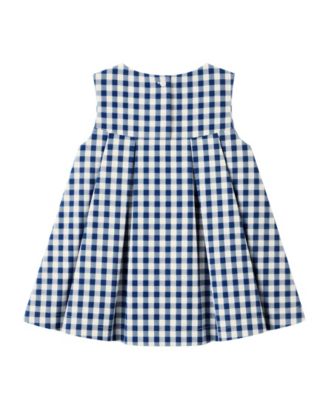 Baby Girls' Scallop-Collar Dress & Panties with Hairclip, 2-Piece Set