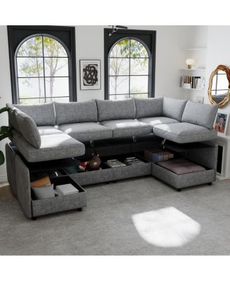 Love Seat Couch with Storage for Small Spaces