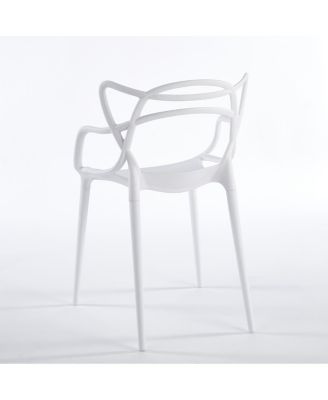  5pcs Dining Set, Metal Leg Table, Mid-Century Dining Table for 4-6 People