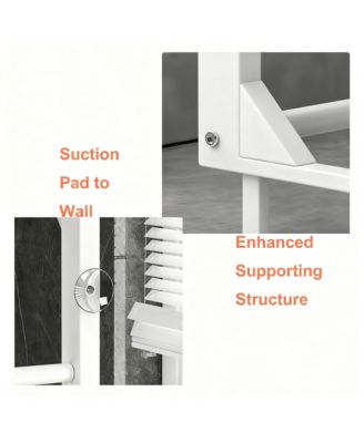 3 Tier Metal Adjustable Over the Toilet Storage Rack – Bathroom Organizer