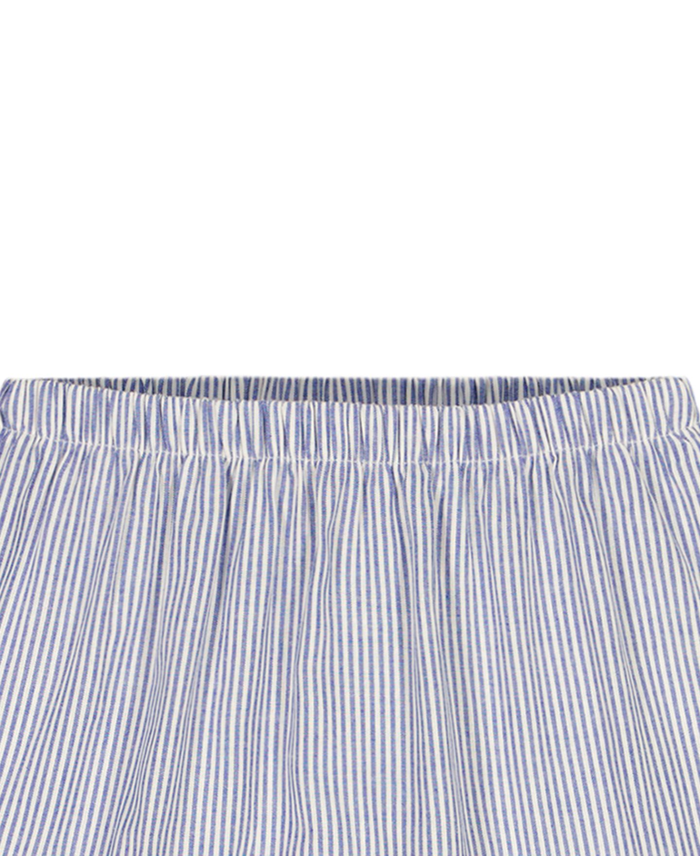 Юбка Tommy Hilfiger Ithica Stripe Tiered для девочек, цвет: Белый / Синий — фото 5